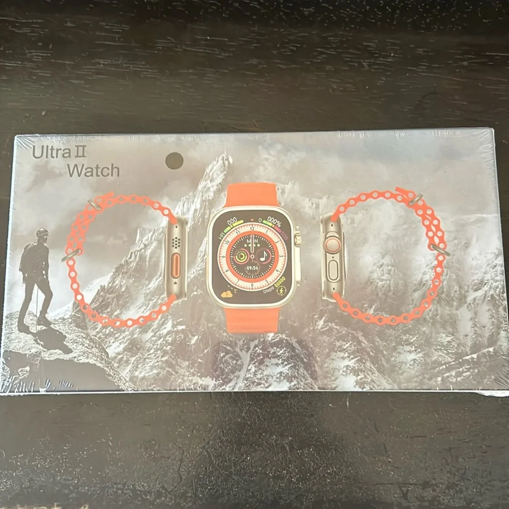 Ultra II Smart Watch iOS & Android Capable w/wireless charging pad